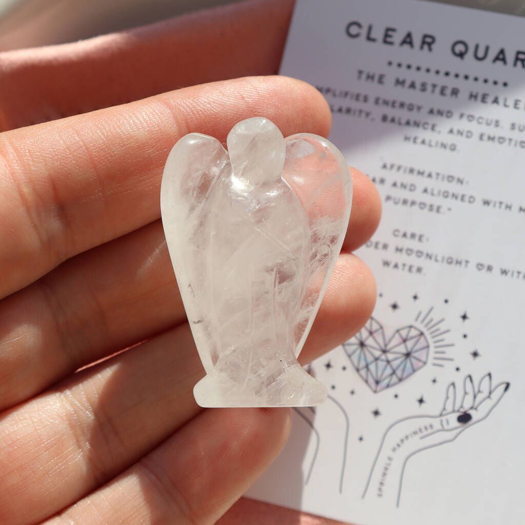 CLEAR QUARTZ ANGEL