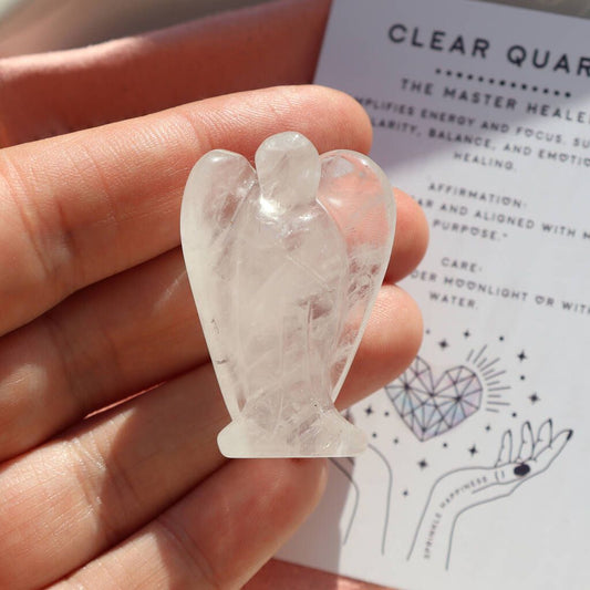 CLEAR QUARTZ ANGEL