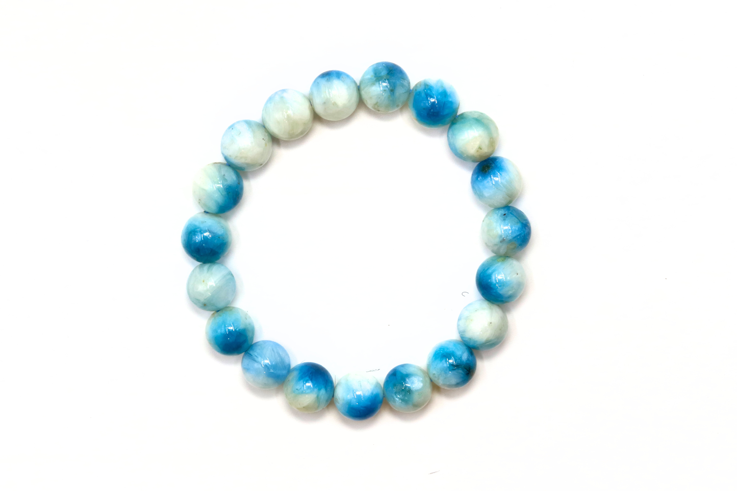 ARAGONITE EVIL EYE BRACELET
