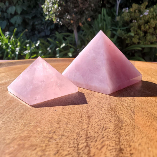 ROSE QUARTZ PYRAMID