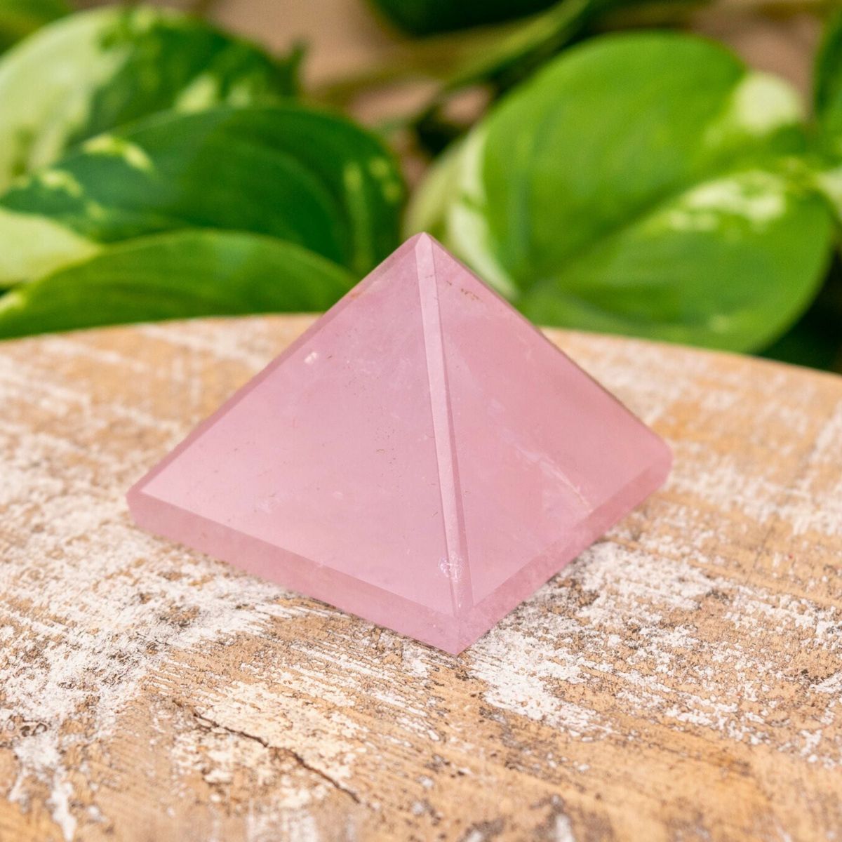 ROSE QUARTZ PYRAMID