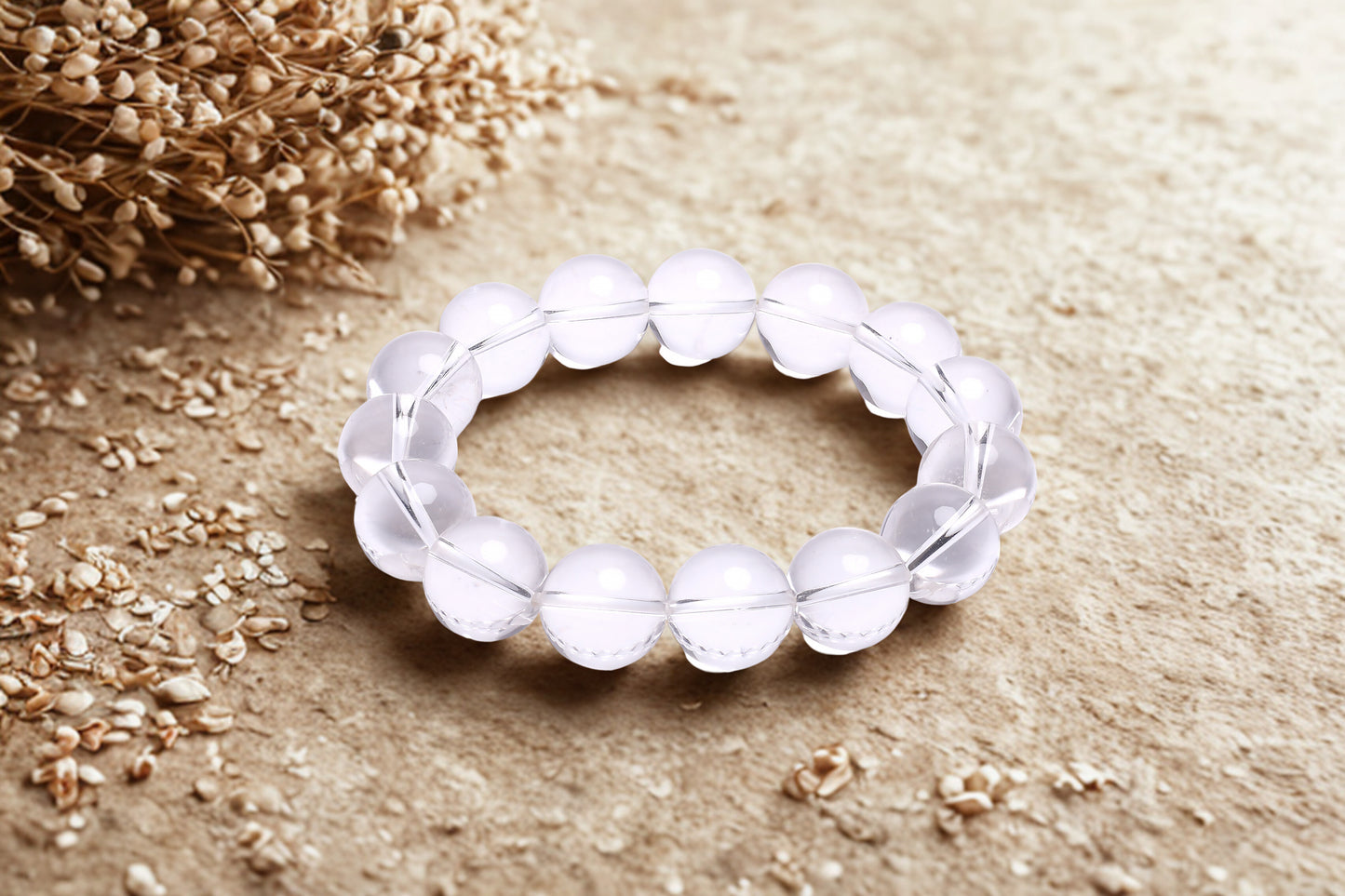 CLEAR  QUARTZ BRACELET