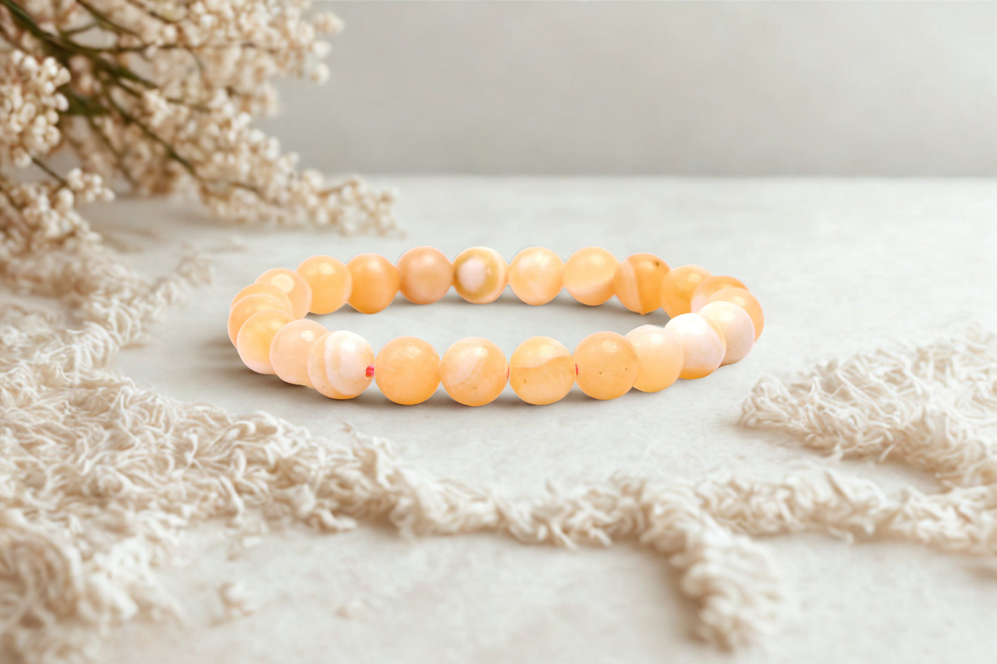 YELLOW CALCITE BRACELET