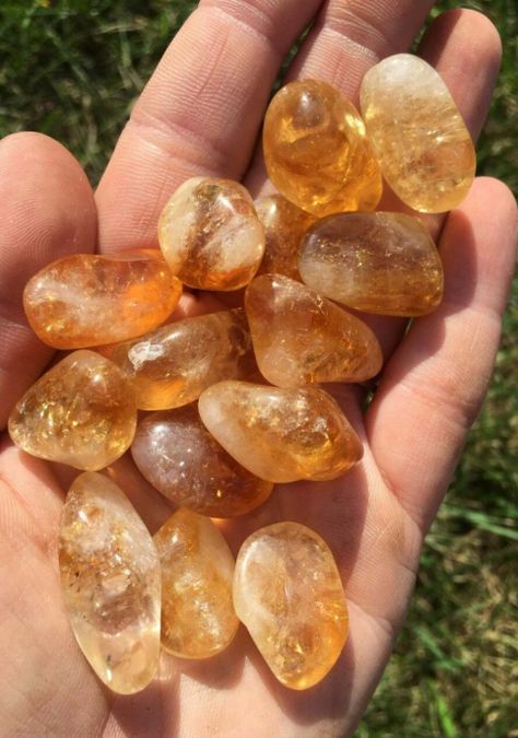 CITRINE TUMBLE STONES
