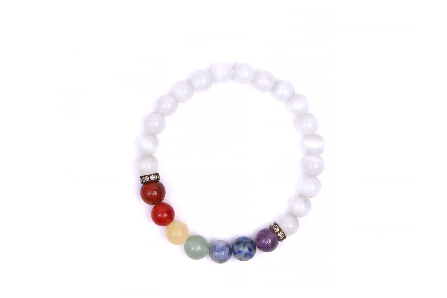 ORIGINAL SELENITE WITH 7 CHAKRA BRACELET