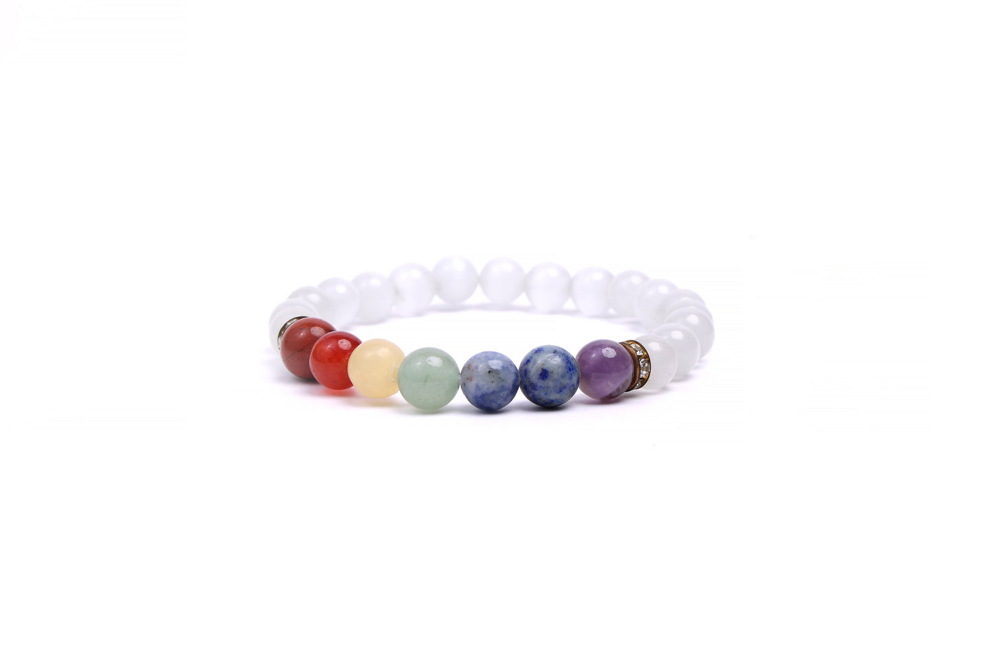 ORIGINAL SELENITE WITH 7 CHAKRA BRACELET
