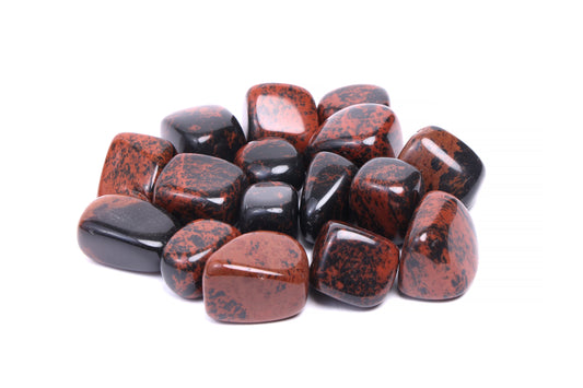 MAHOGANY OBSIDIAN TUMBLED STONES