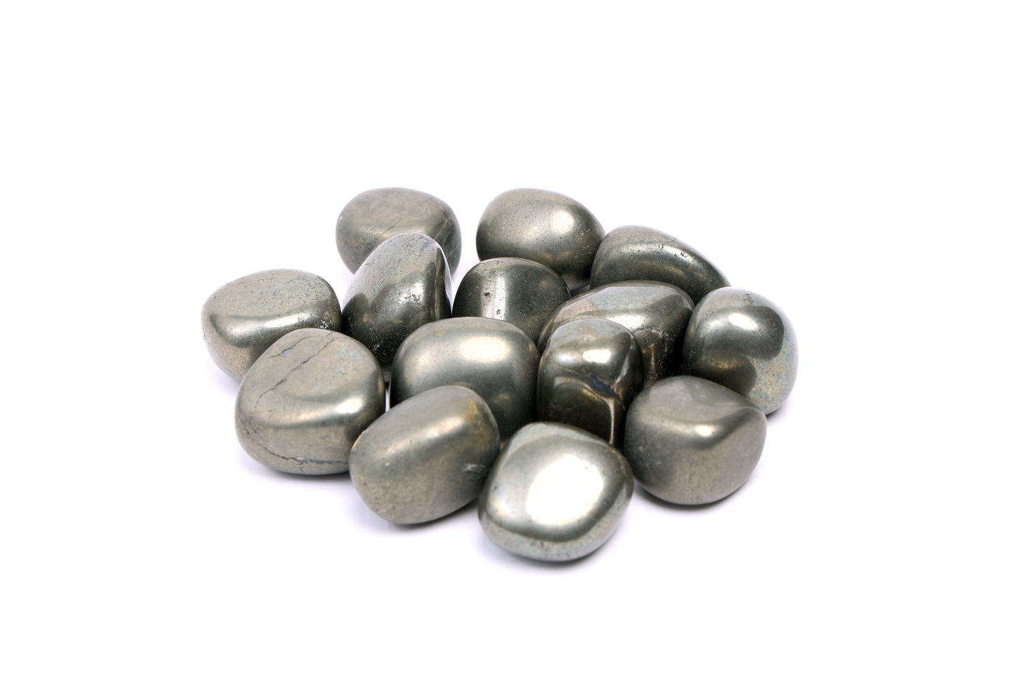 PYRITE TUMBLE STONES