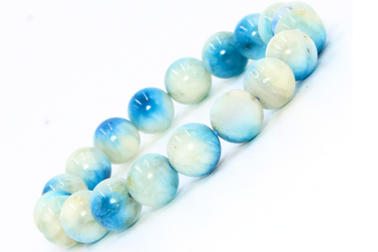 ARAGONITE EVIL EYE BRACELET