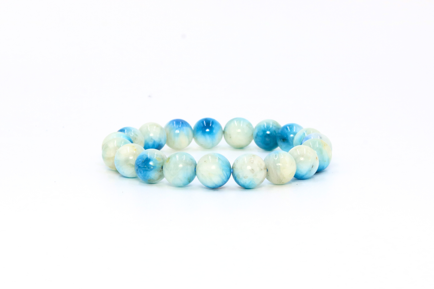 ARAGONITE EVIL EYE BRACELET
