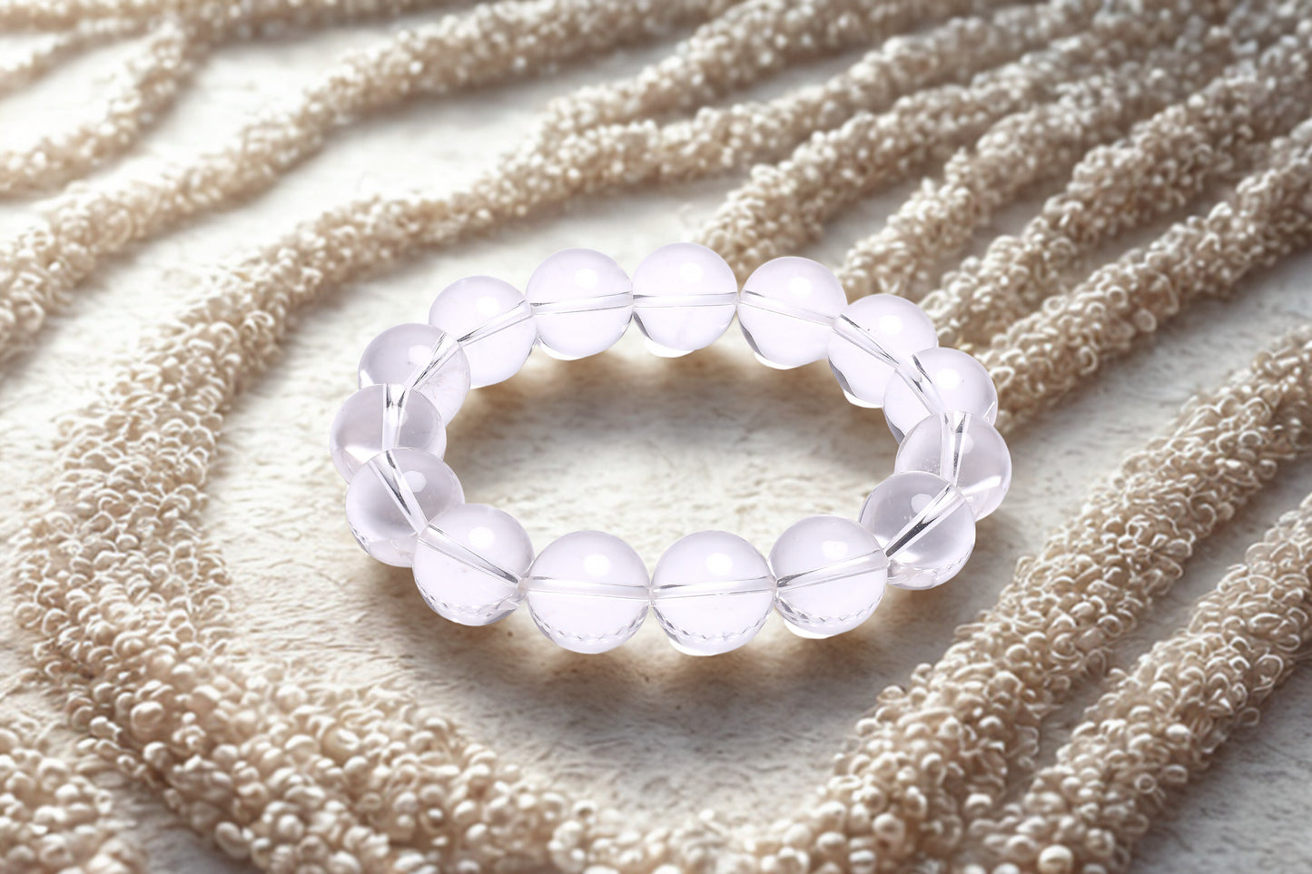 CLEAR  QUARTZ BRACELET