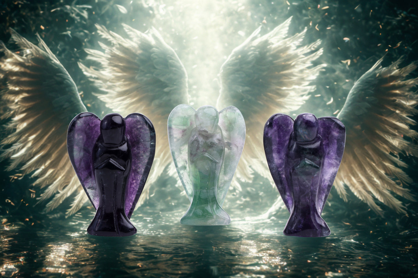 MULTI FLUORITE ANGEL