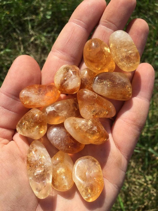 CITRINE TUMBLE STONES