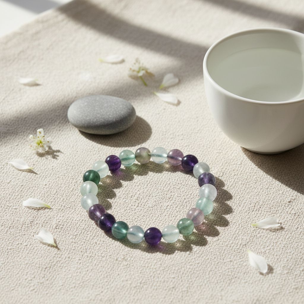 MULTI FLUORITE BRACELET