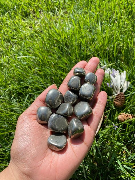 PYRITE TUMBLE STONES